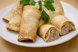 Блины с мясом домаш. - фото 5202