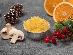 Жульен с грибами и куриным филе