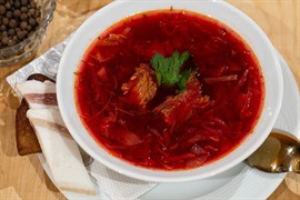 БОРЩ с мясом по домашнему