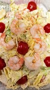 ЦЕЗАРЬ салат с креветками