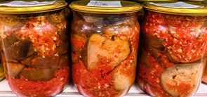 Баклажаны в аджике домашние 1б